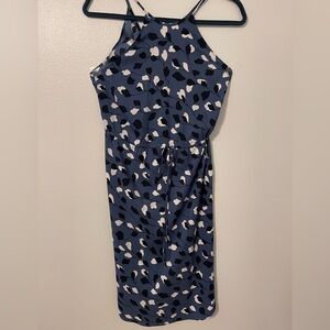 Chic LOFT Navy and White spaghetti straps Dress